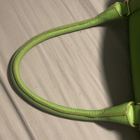 Green leather Lowe Valentini handbag - Picture 12 of 12